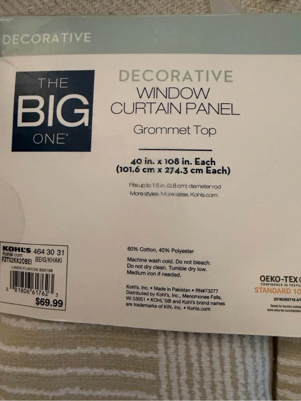 The Big One neutral striped